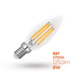 Лампа FIL LS C35 E14 8W 2700K CL 1250Lm LIGHT SET