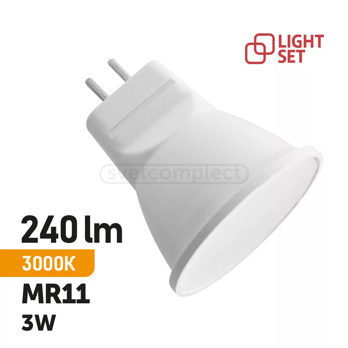 Лампа LED LS MR11-G4 3W 3000K WH Біла