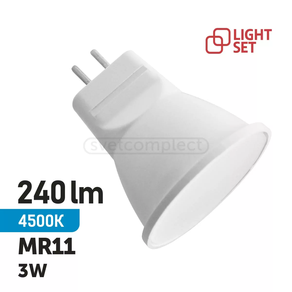 Лампа LED LS MR11-G4 3W 4500K WH Біла