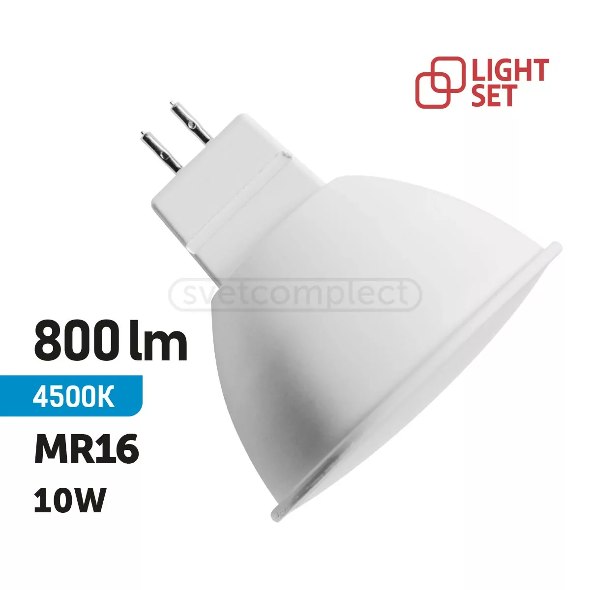 Лампа LED LS MR16 10W 4500K WH Біла