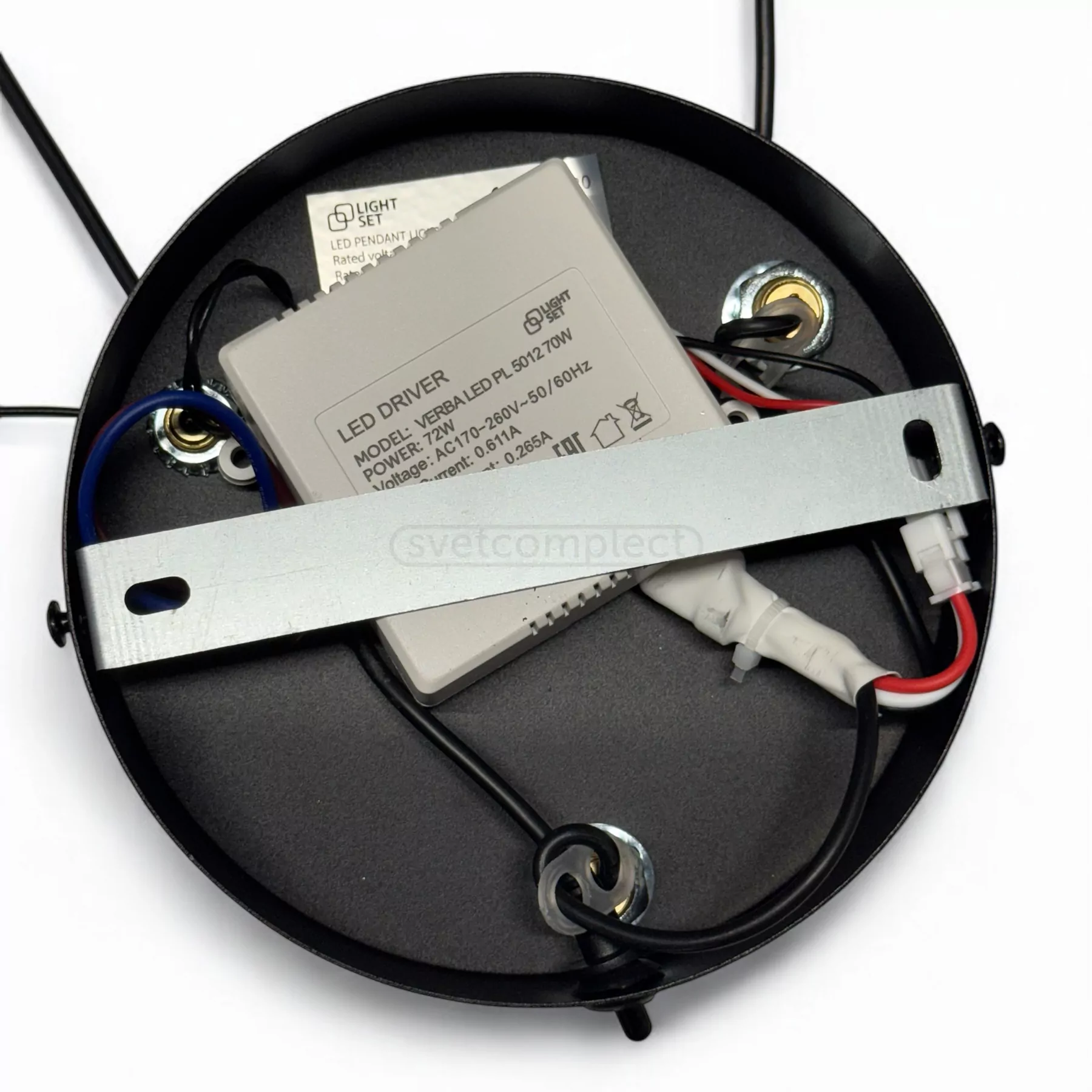 Світильник світлодіодний VERBA LED PL 5012 70W чорний LIGHT SET 