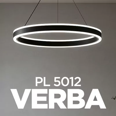 Світильник світлодіодний VERBA LED PL 5012 70W чорний LIGHT SET 