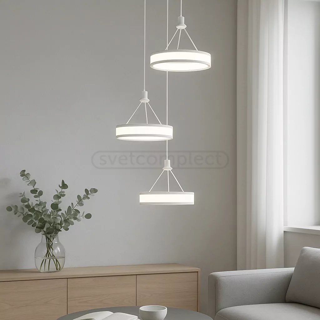 Підвіс світлодіодний VERBA LED 3 PL 2015 60W білий LIGHT SET 