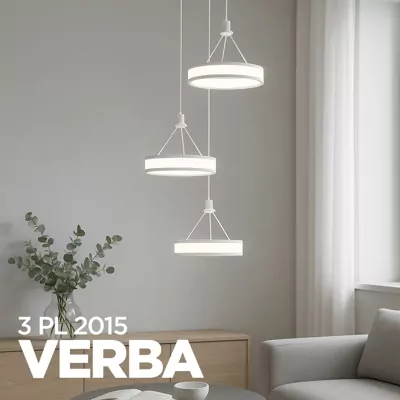 Підвіс світлодіодний VERBA LED 3 PL 2015 60W білий LIGHT SET 