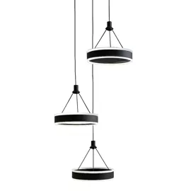 Підвіс світлодіодний VERBA LED 3 PL 2015 60W чорний LIGHT SET 