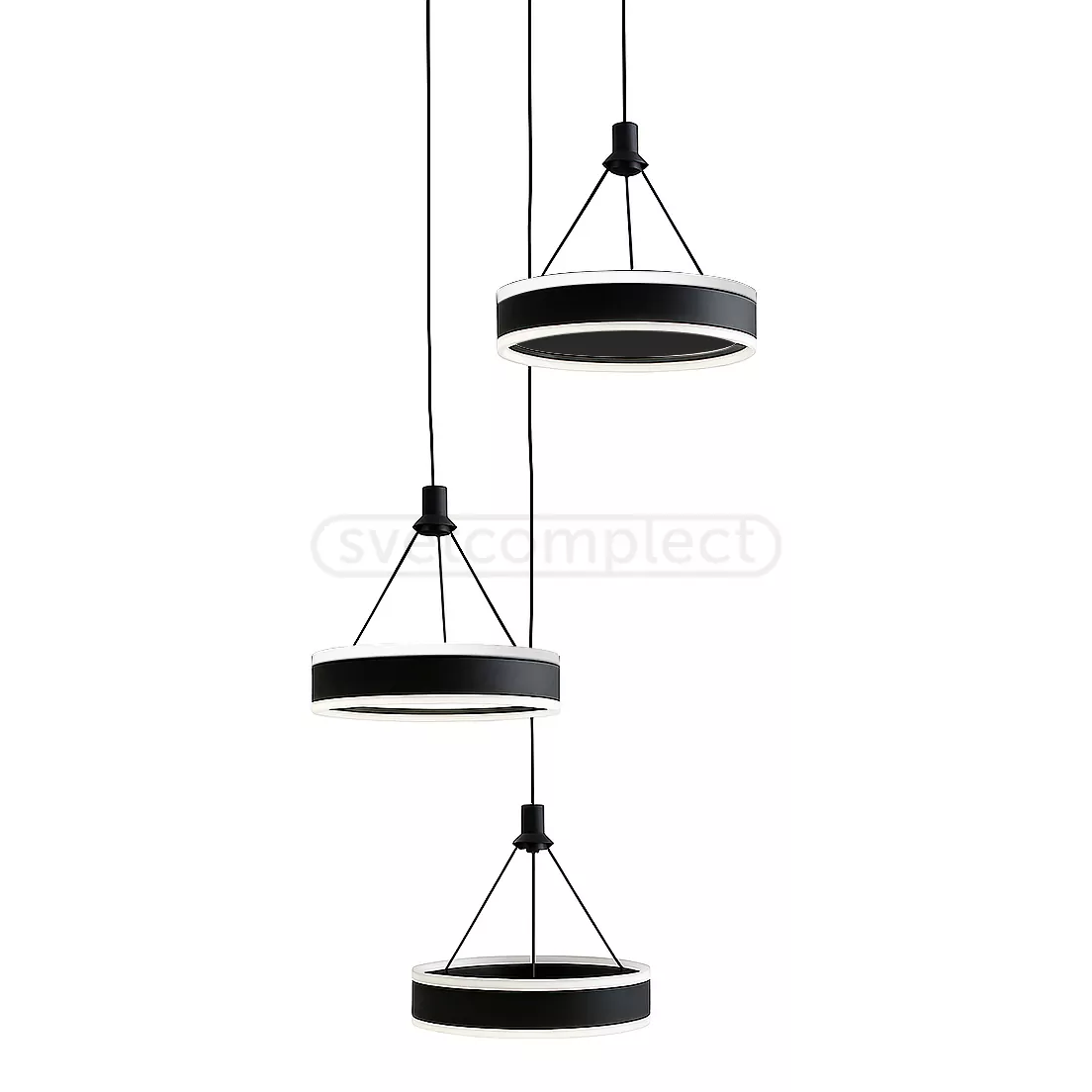 Підвіс світлодіодний VERBA LED 3 PL 2015 60W чорний LIGHT SET 