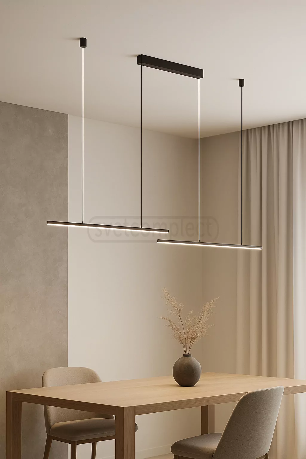 Світильник світлодіодний LED LILEYA LS223 60W RC чорний LIGHT SET  Світильник світлодіодний LED LILEYA LS223 60W RC чорний LIGHT SET