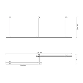 Світильник світлодіодний LED LILEYA LS223 60W RC білий LIGHT SET 