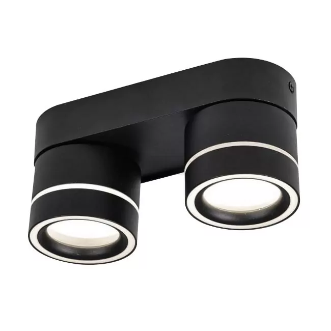 Світильник накладний спот SP SMEREKA 2*GX53 чорний LIGHT SET