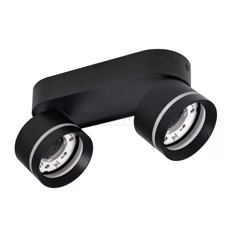 Світильник накладний спот SP SMEREKA 2*GX53 чорний LIGHT SET Світильник накладний спот SP SMEREKA 2*GX53 чорний LIGHT SET