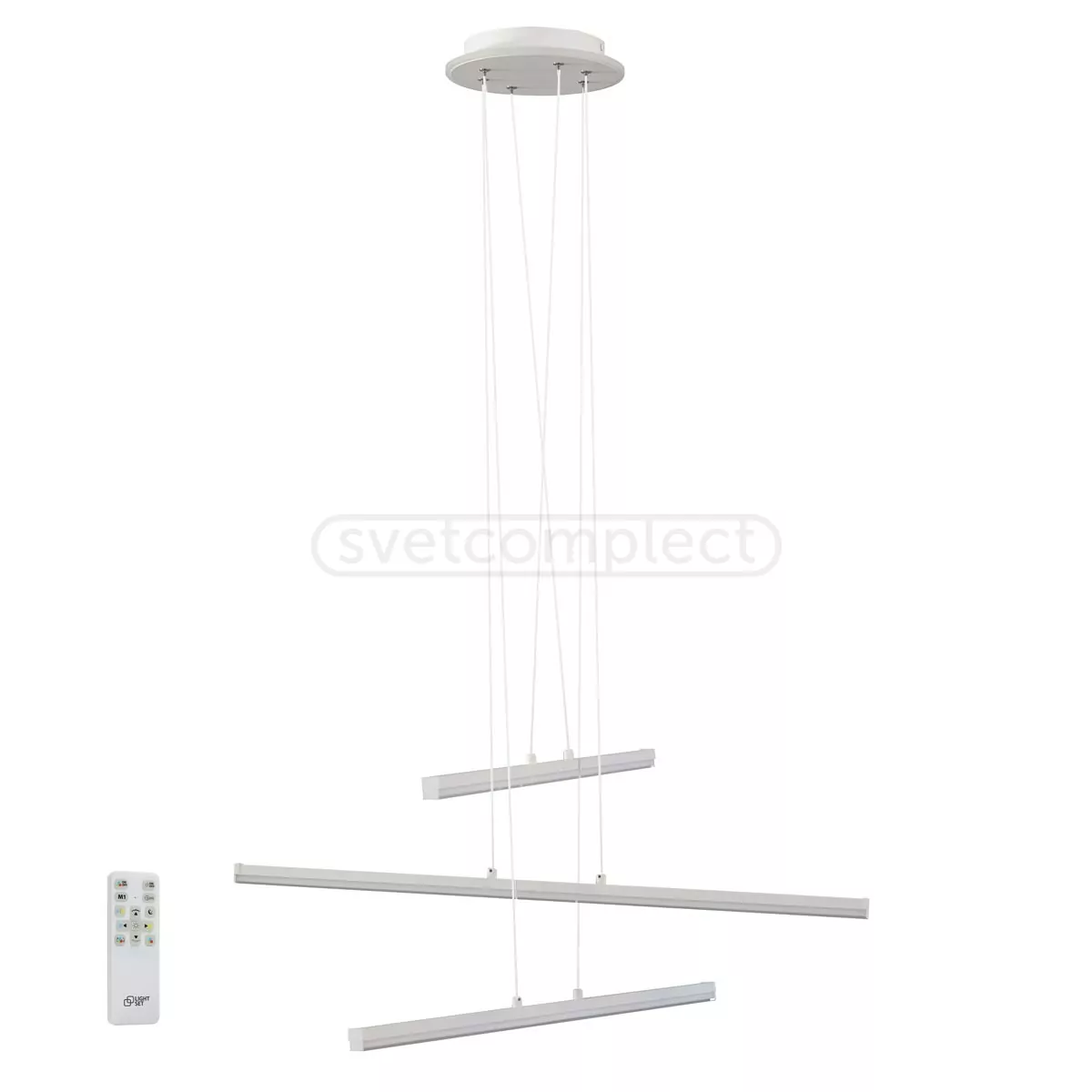 Світильник світлодіодний LED LILEYA LS 8012 55W RC білий LIGHT SET 