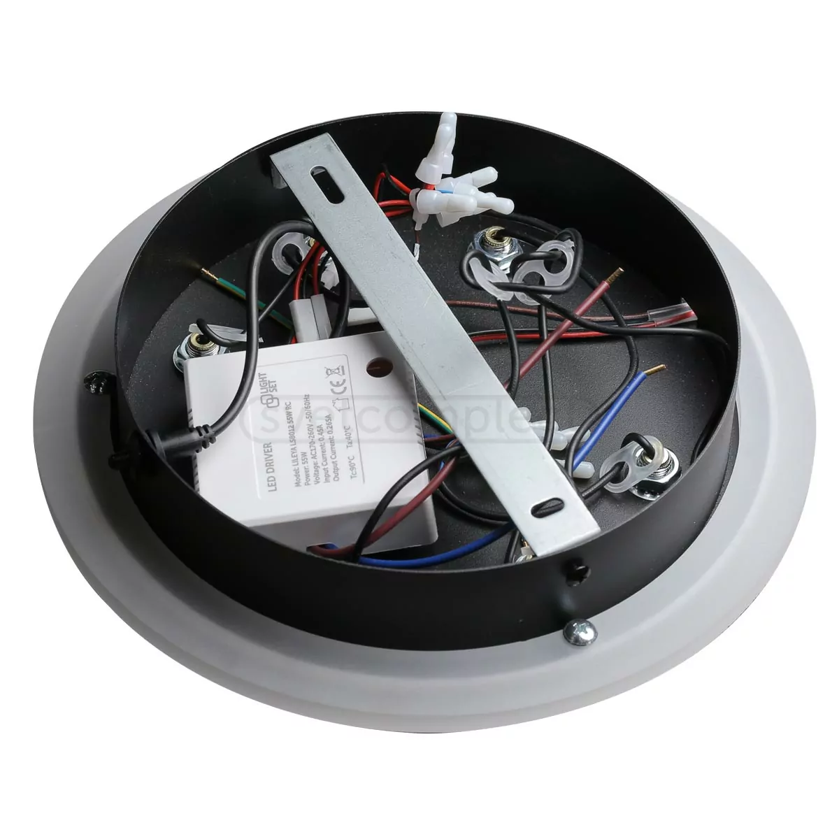 Світильник світлодіодний LED LILEYA LS 8012 55W RC чорний LIGHT SET  Світильник світлодіодний LED LILEYA LS 8012 55W RC чорний LIGHT SET