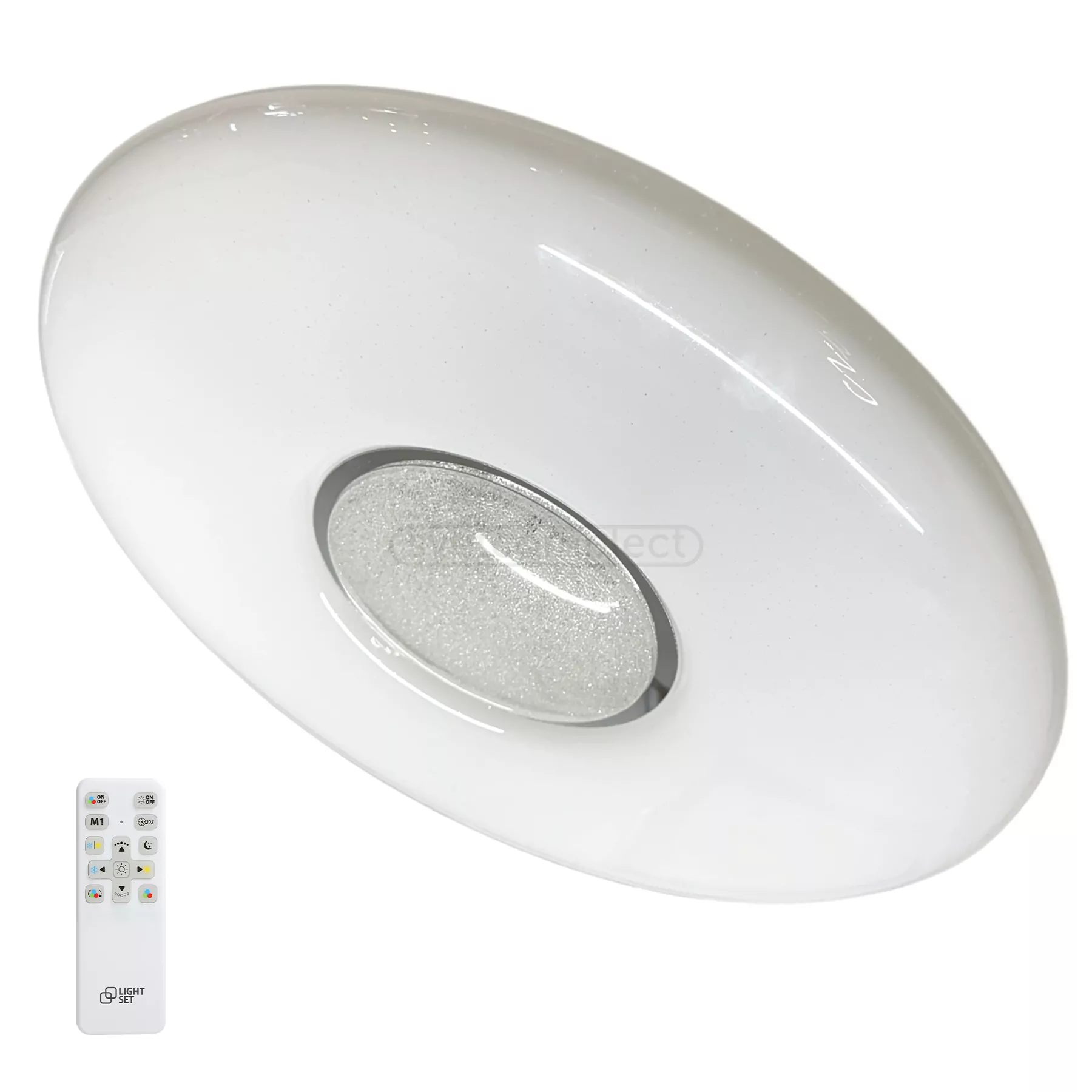 Світильник світлодіодний LYMAN LED 509 R 68W RGB TX IR RC білий LIGHT SET