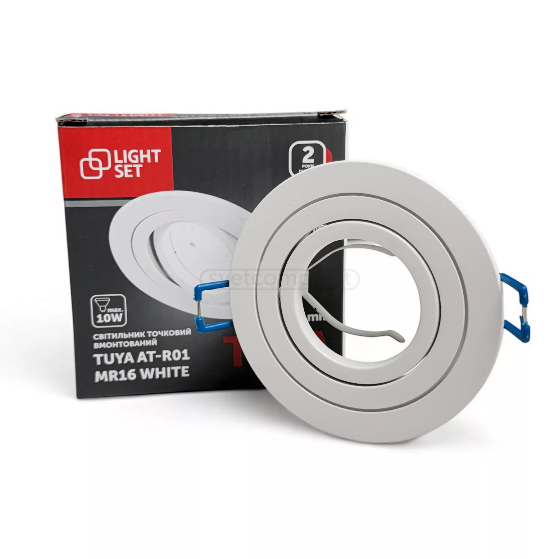 Світильник точковий TUYA AT-R01 1*MR16 білий LIGHT SET Світильник точковий TUYA AT-R01 1*MR16 білий LIGHT SET