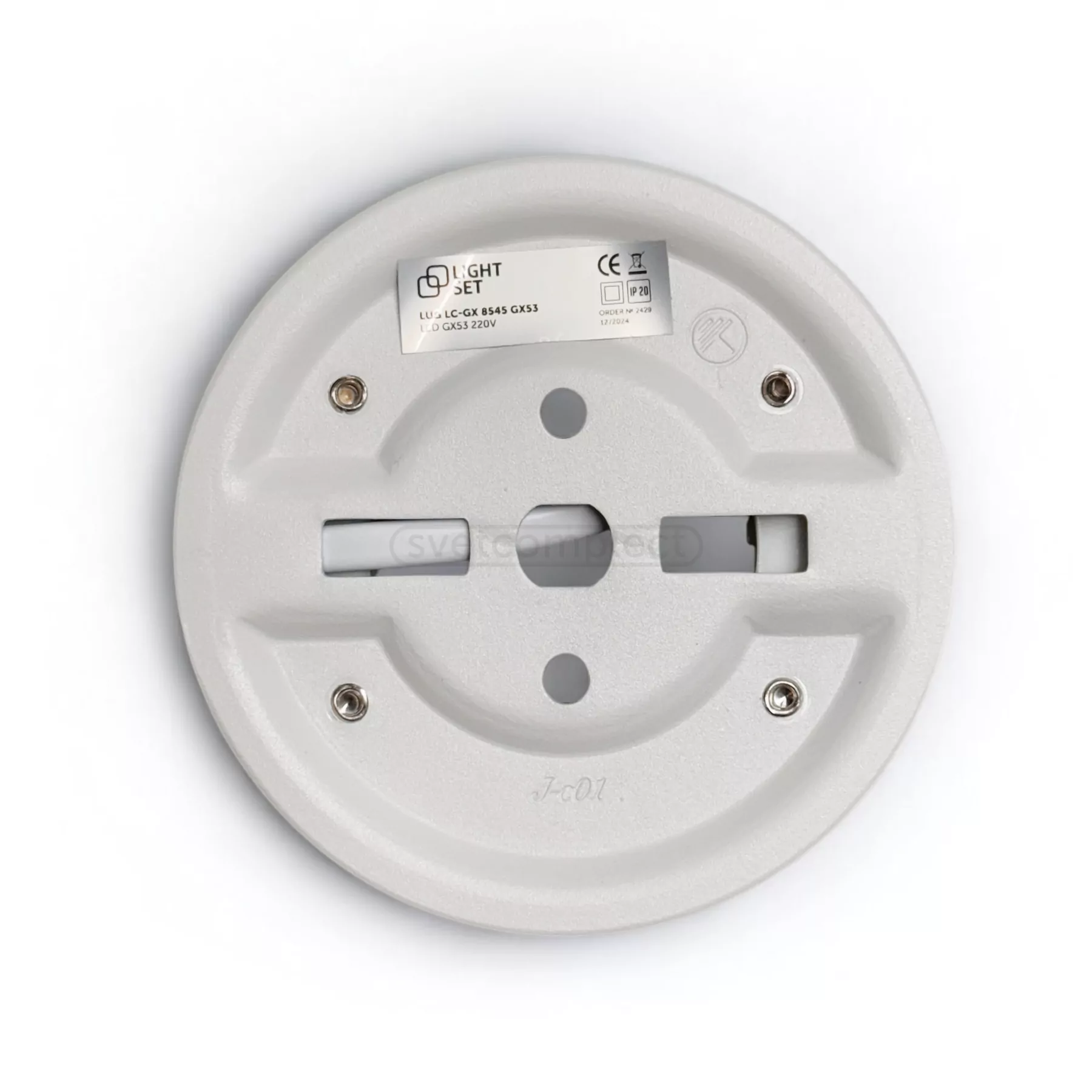 Світильник точковий LUG LC-GX 8545 1*GX53 білий LIGHT SET Світильник точковий LUG LC-GX 8545 1*GX53 білий LIGHT SET