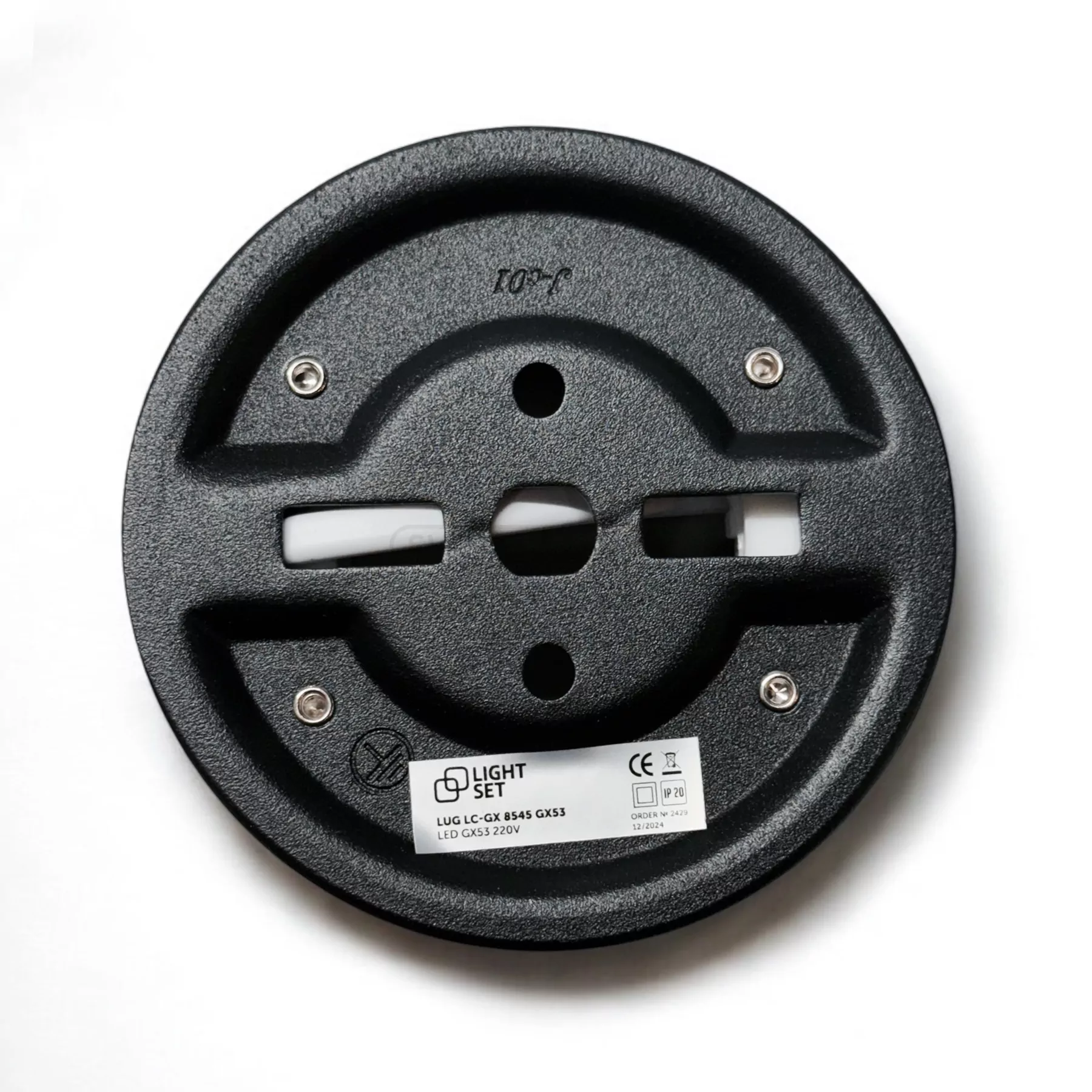 Світильник точковий LUG LC-GX 8545 1*GX53 чорний LIGHT SET Світильник точковий LUG LC-GX 8545 1*GX53 чорний LIGHT SET