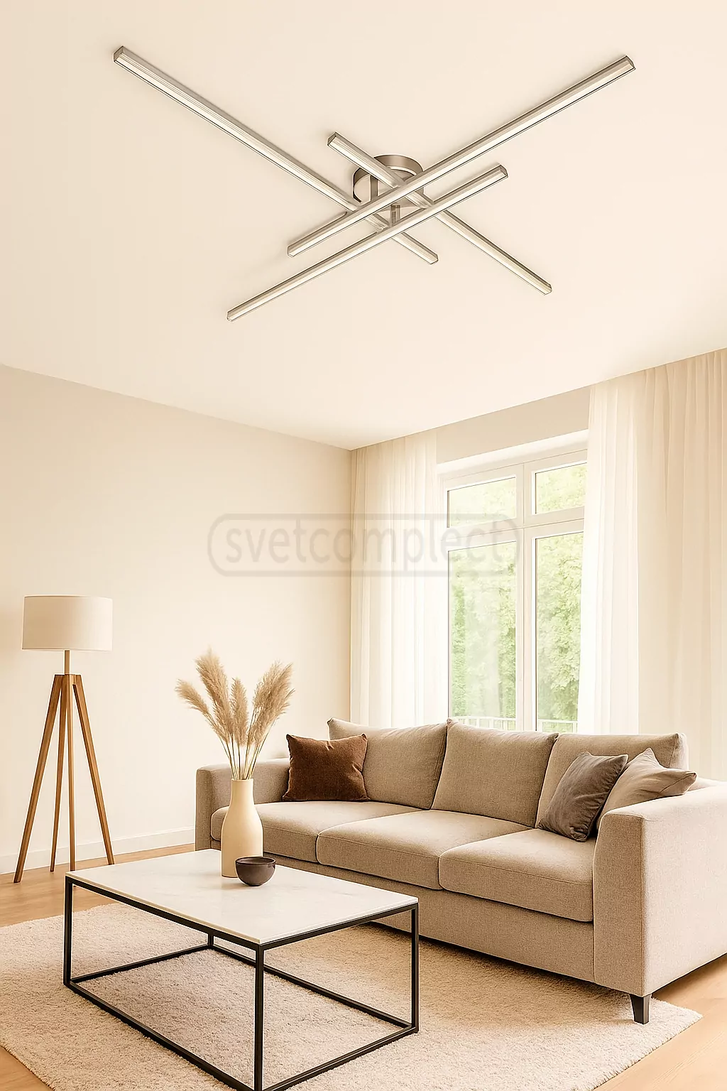 Світильник світлодіодний LED LILEYA LS89 60W RC чорний LIGHT SET  Світильник світлодіодний LED LILEYA LS89 60W RC чорний LIGHT SET