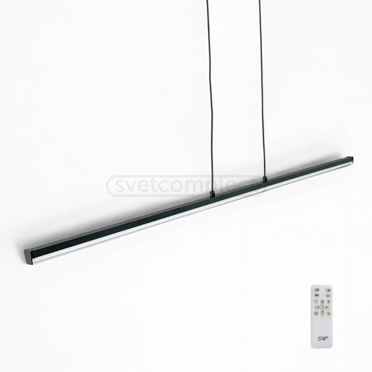 Світильник світлодіодний LED LILEYA LS120 30W RC чорний LIGHT SET Світильник світлодіодний LED LILEYA LS120 30W RC чорний LIGHT SET