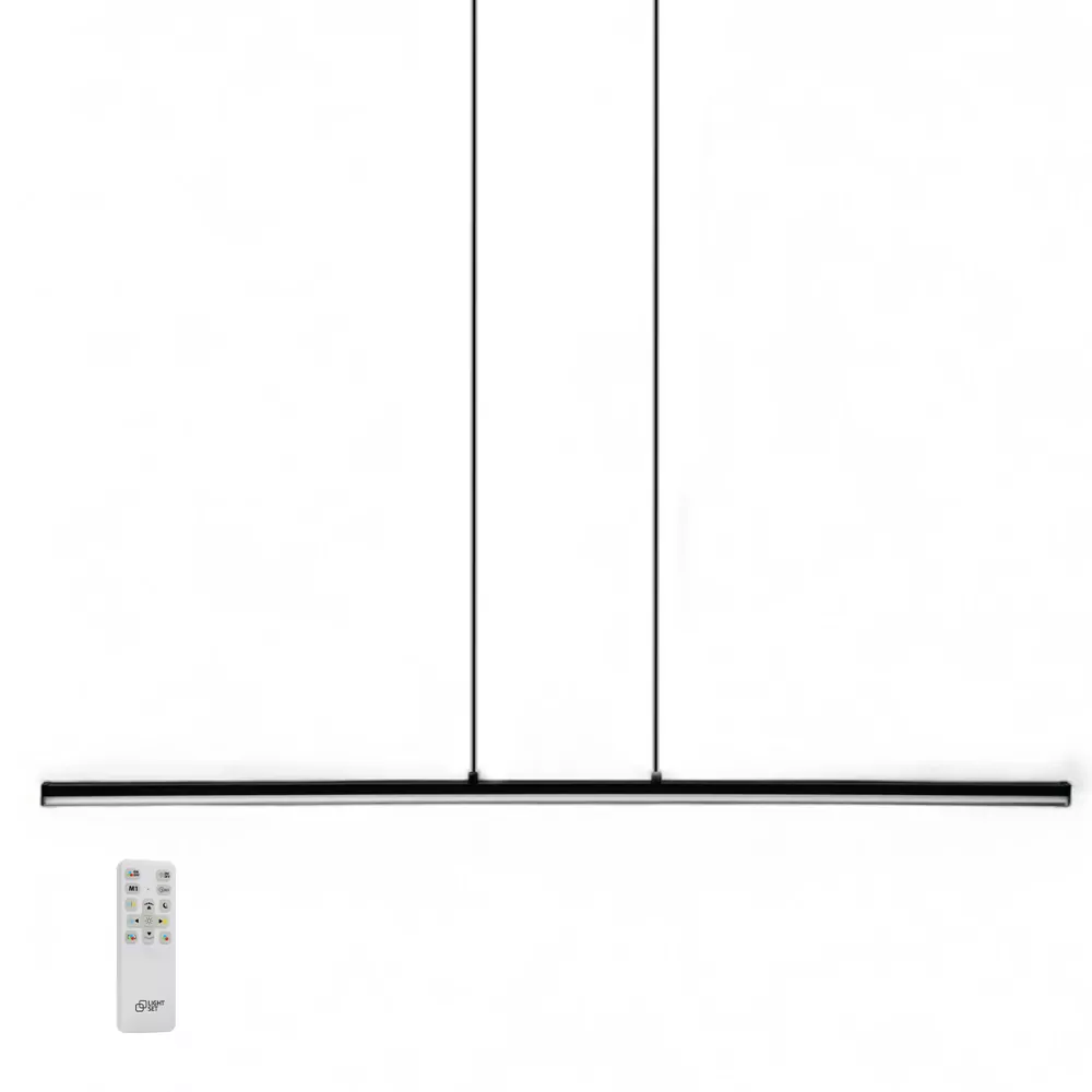 Світильник світлодіодний LED LILEYA LS120 30W RC чорний LIGHT SET