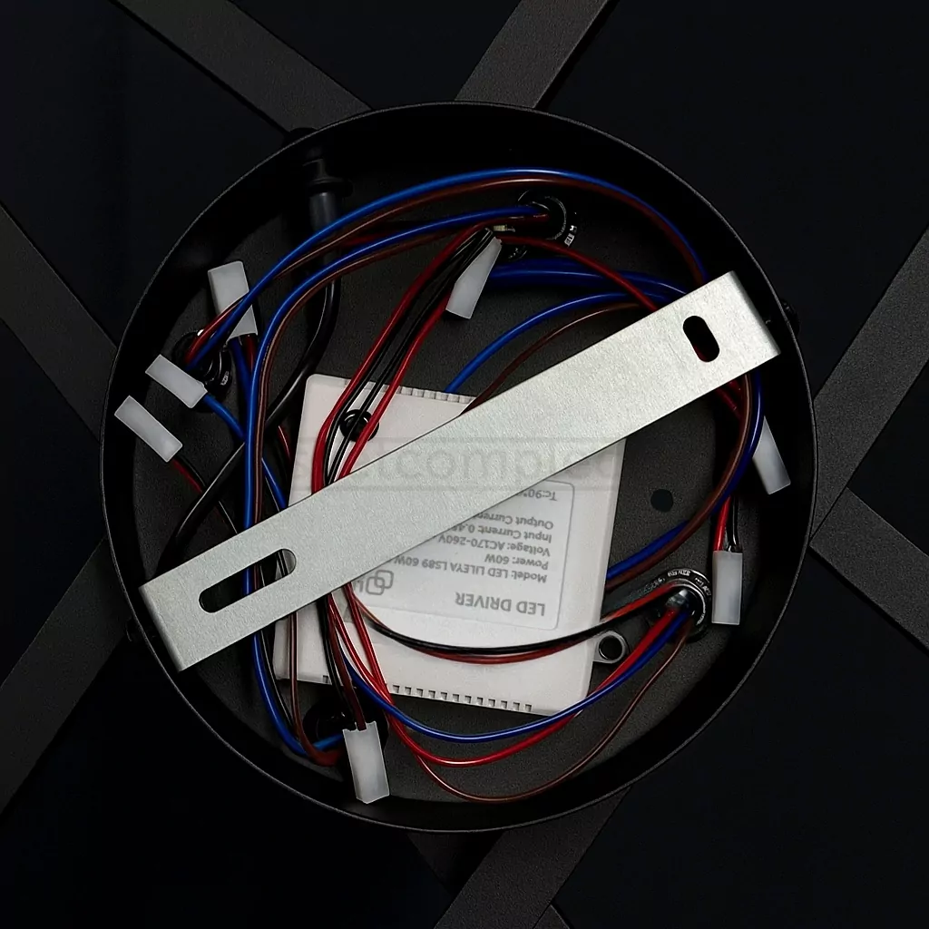 Світильник світлодіодний LED LILEYA LS89 60W RC чорний LIGHT SET  Світильник світлодіодний LED LILEYA LS89 60W RC чорний LIGHT SET