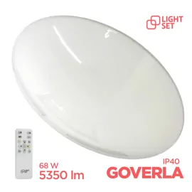 Світильник світлодіодний GOVERLA SL-R 68W RGB TX IR RC білий LIGHT SET