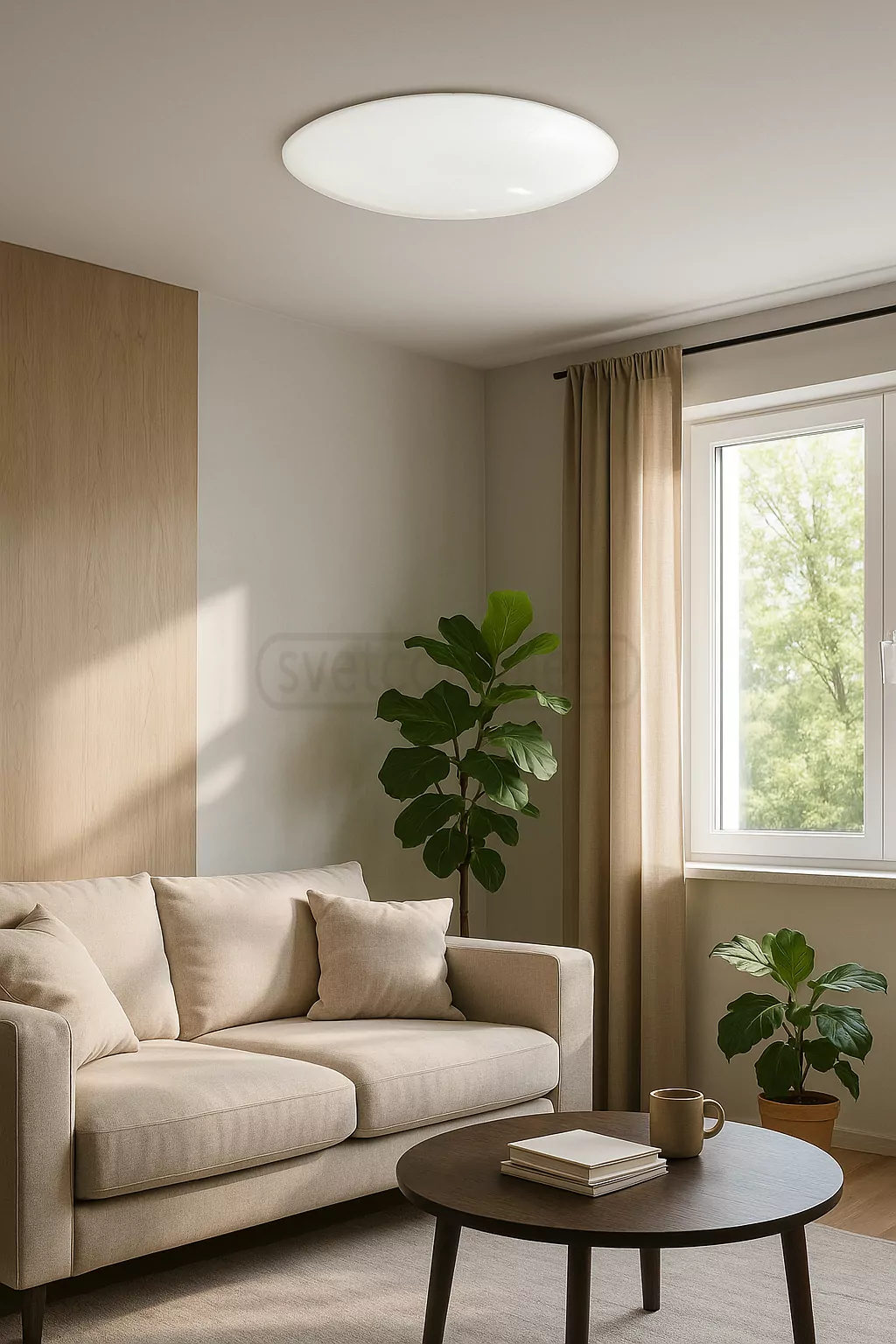 Світильник світлодіодний GOVERLA SL-R 68W RGB TX IR RC білий LIGHT SET