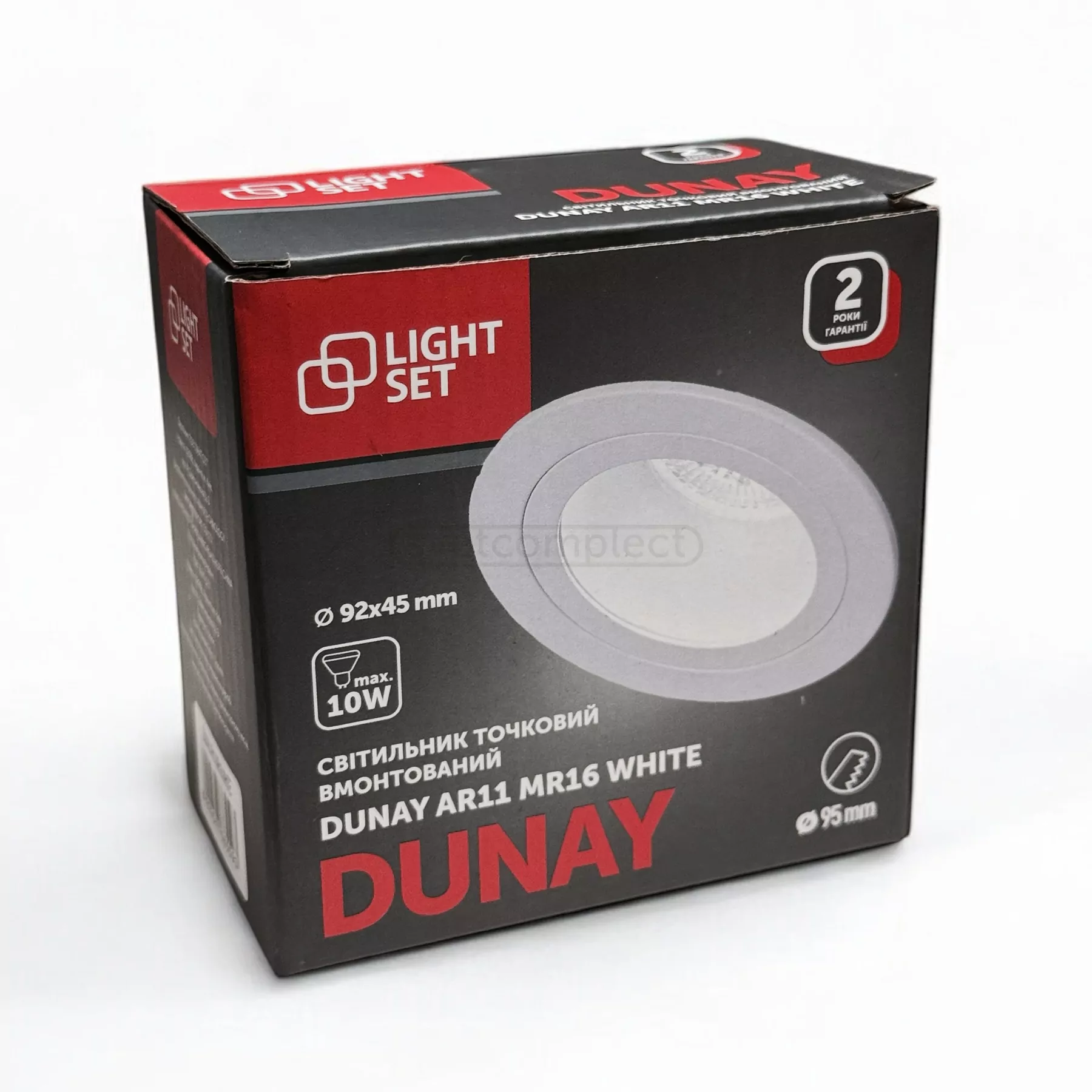 Світильник точковий DUNAY AR11 1хMR16 білий LIGHT SET
