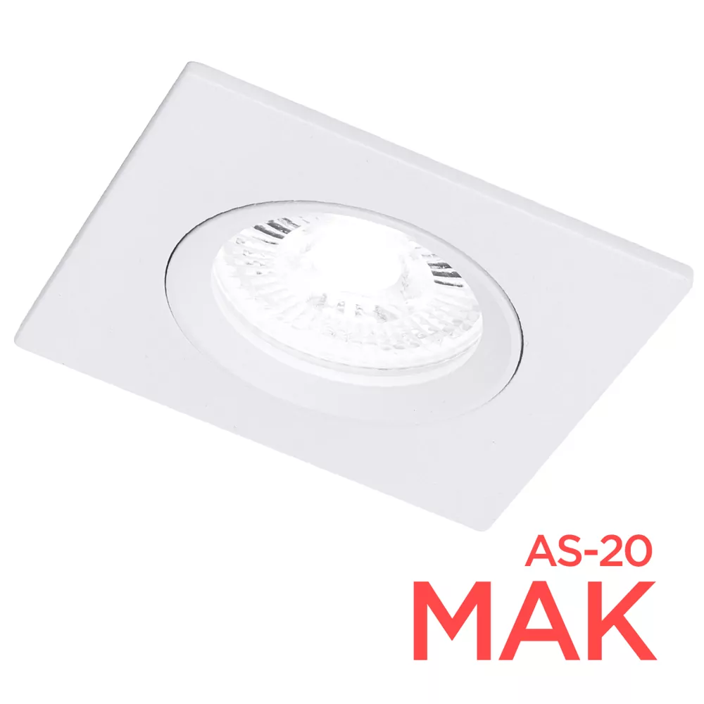 Світильник точковий MAK AS20 1хMR16 білий LIGHT SET