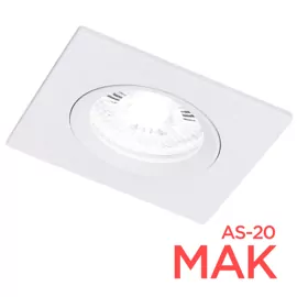 Світильник точковий MAK AS20 1хMR16 білий LIGHT SET