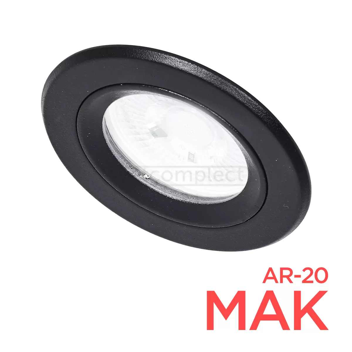 Світильник точковий MAK AR20 1хMR16 чорний,LIGHT SET