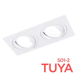 Світильник точковий TUYA AT-S01-2хMR16 білий LIGHT SET