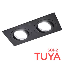 Світильник точковий TUYA AT-S01-2хMR16 чорний LIGHT SET