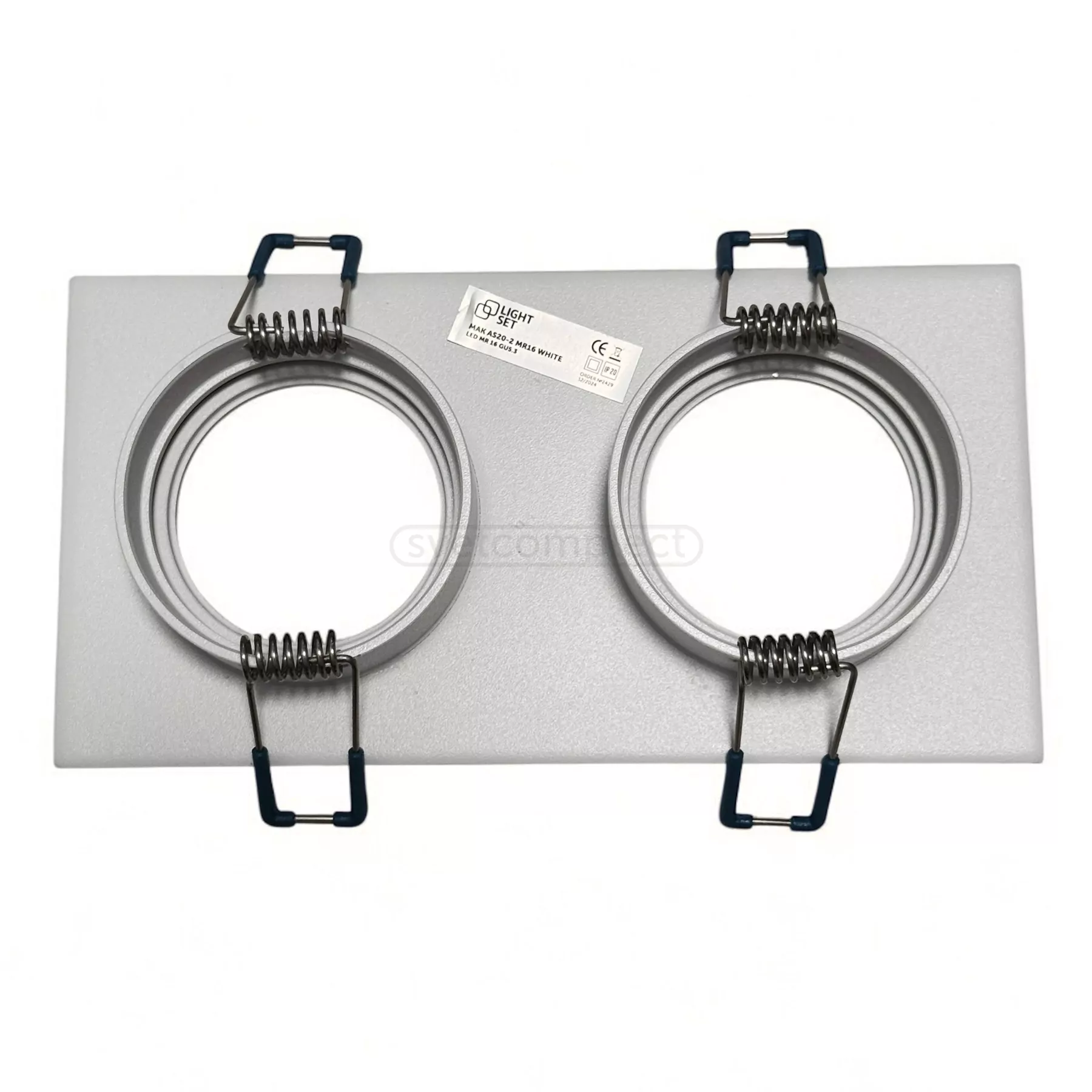 Світильник точковий MAK AS20-2хMR16 білий LIGHT SET  