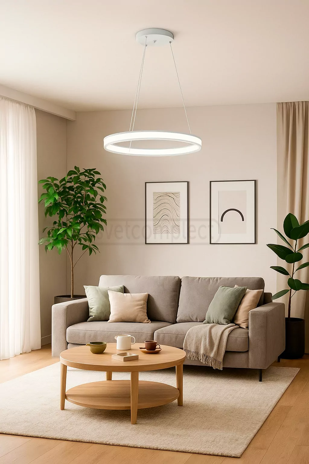 Світильник світлодіодний VERBA LED PL 5012 70W 4000K білий LIGHT SET 