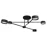 Люстра стельова NADIYA 6хGX5 чорний LIGHT SET