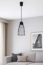 Підвіс сітка KOSA 1хGU10  чорний LIGHT SET