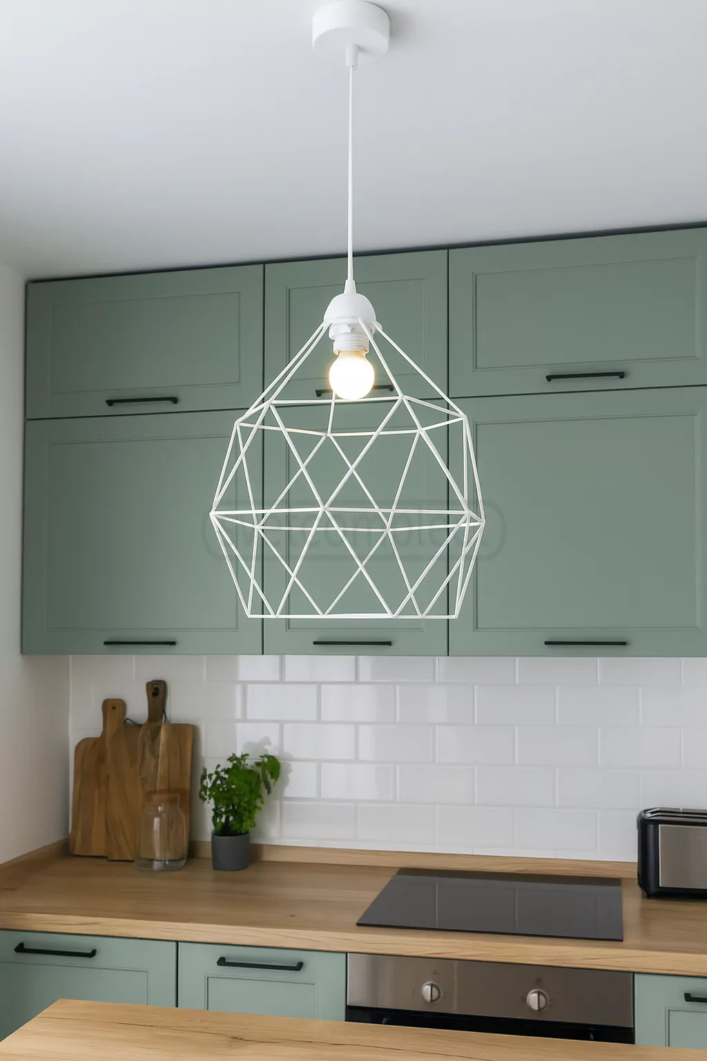 Підвіс сітка KOSA 3335 1хЕ27 білий LIGHT SET Підвіс сітка KOSA 3335 1хЕ27 білий LIGHT SET