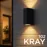 Світильник вуличний KRAY 102 2xGU10 сірий LIGHT SET
