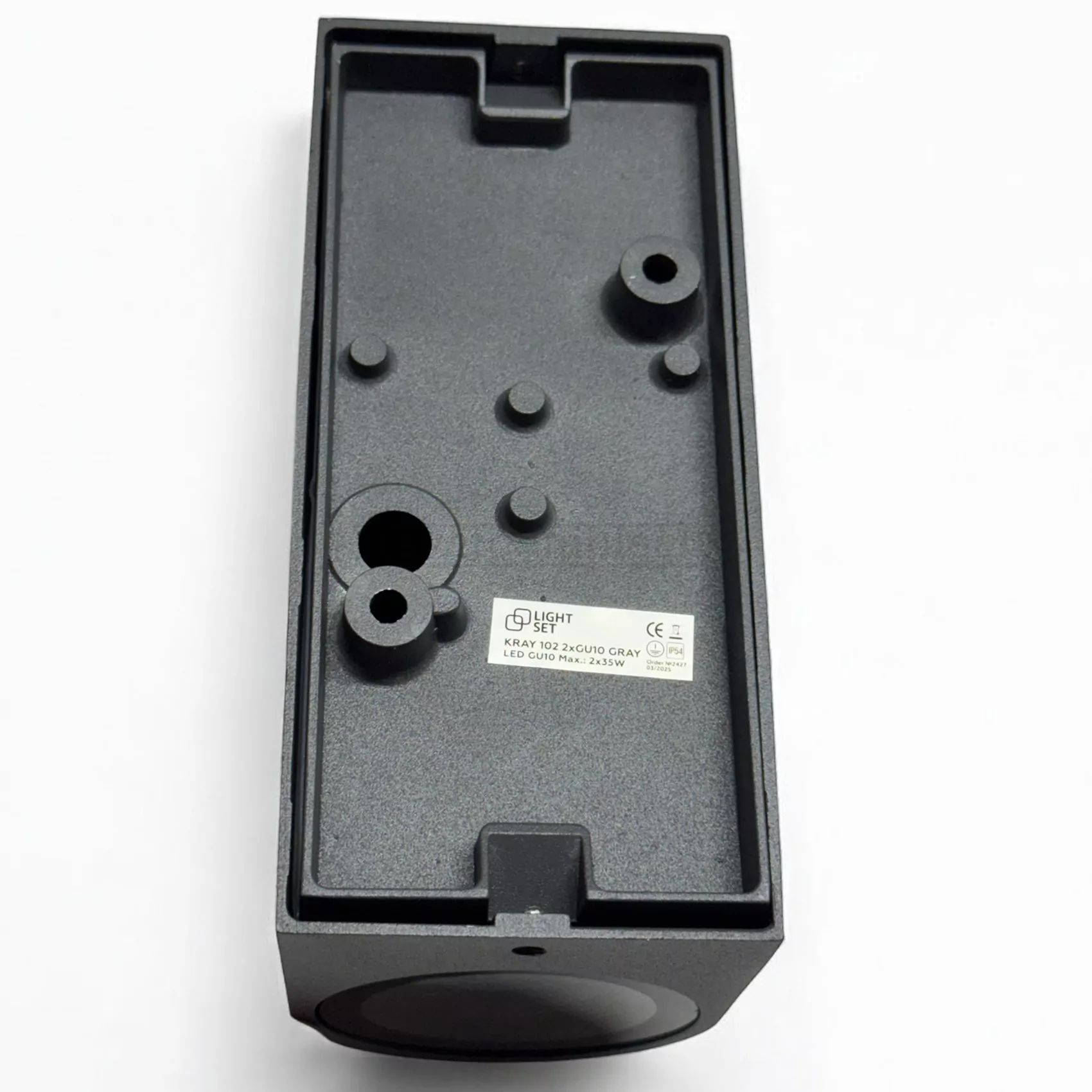 Світильник вуличний KRAY 102 2xGU10 сірий LIGHT SET