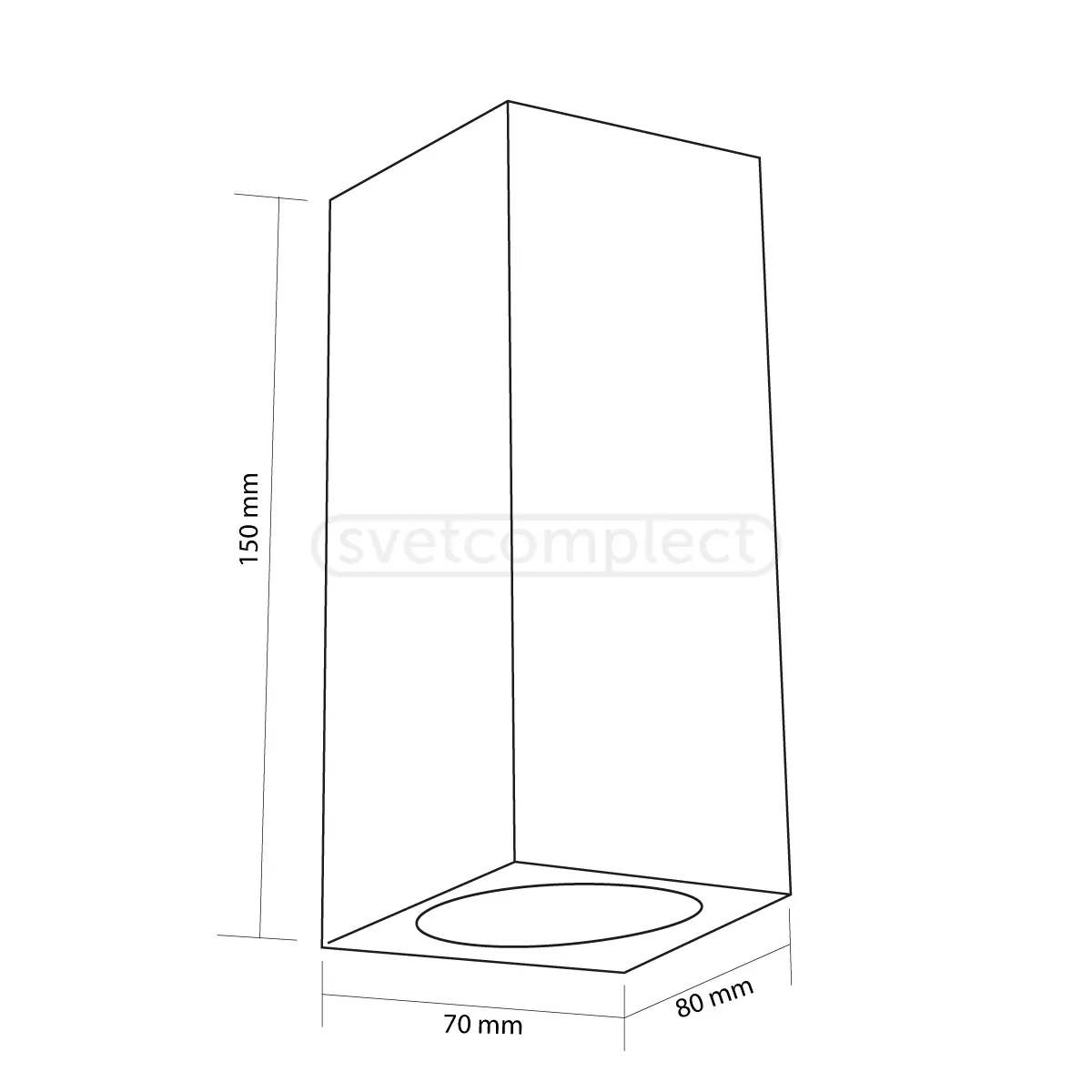 Світильник вуличний Vesna 202 2xGU10 сірий LIGHT SET