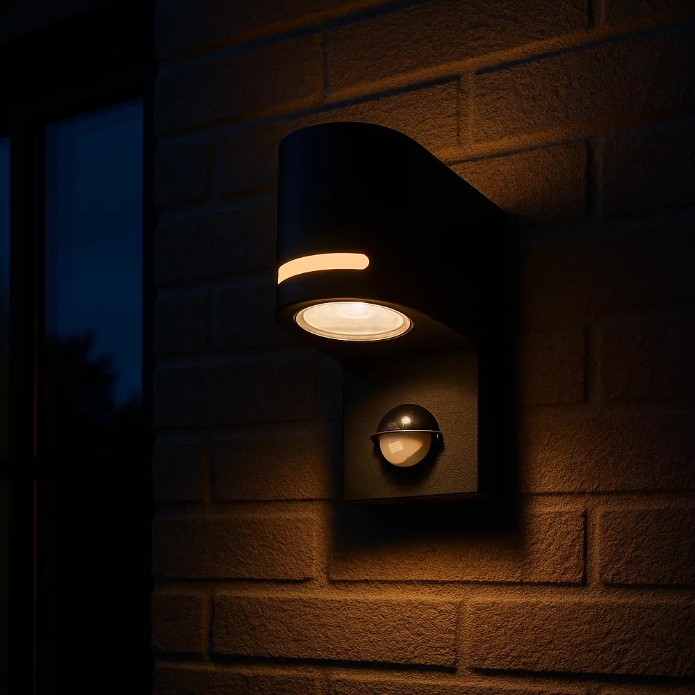 Світильник вуличний KRAY 103 PIR 1xGU10 сірий LIGHT SET