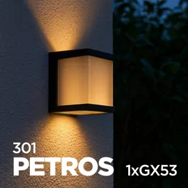Світильник вуличний PETROS 301 1xGX53 сірий LIGHT SET