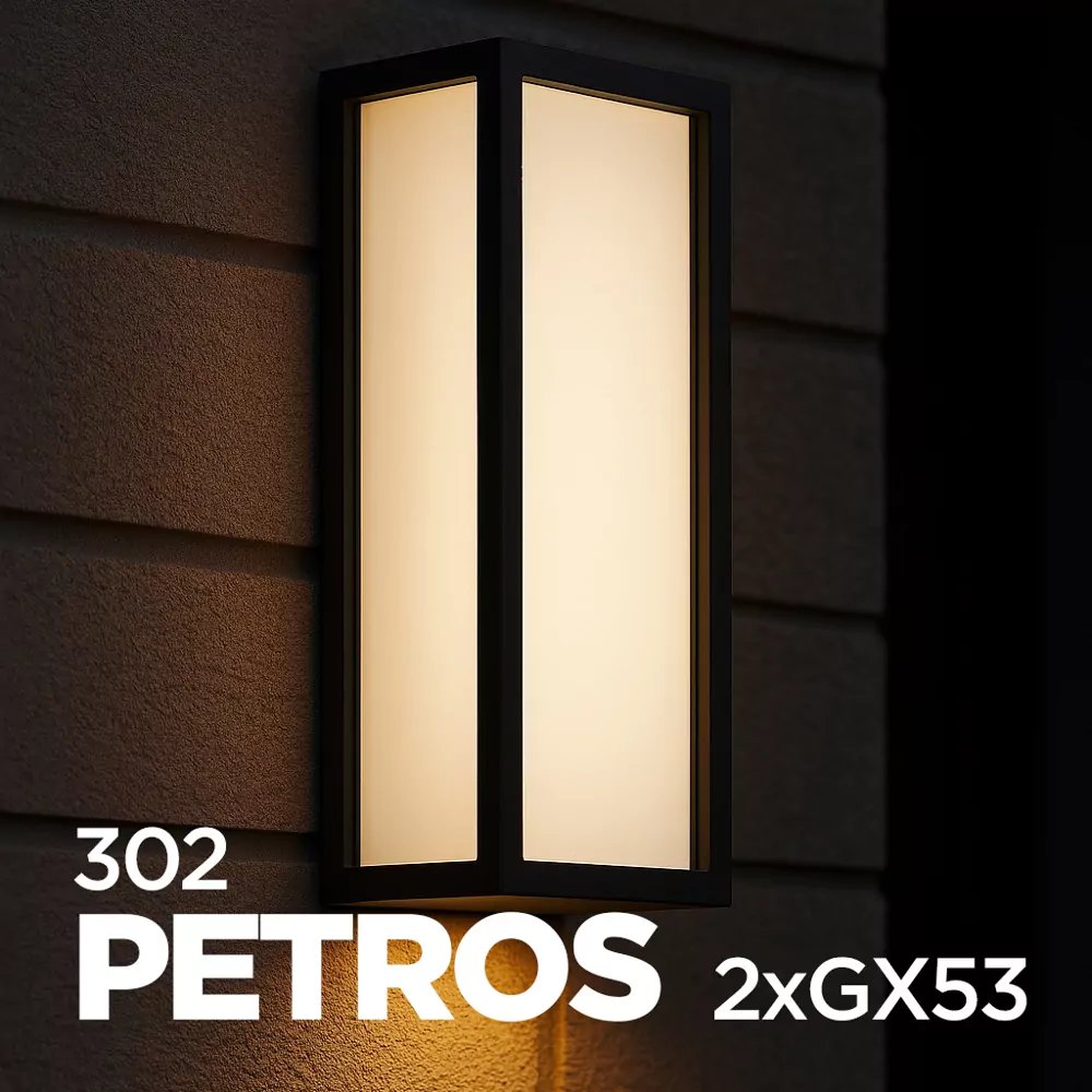Світильник вуличний PETROS 302 2xGX53 сірий LIGHT SET