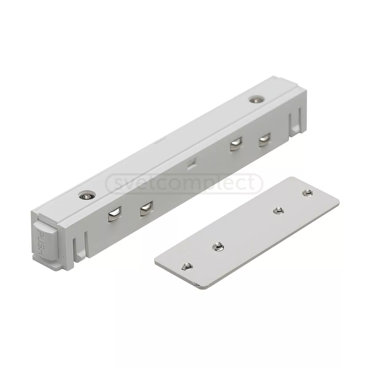 З’єднувач прямий для шинопровіду трекових систем LIGHT SET  LSDR-CON 180-26 білий