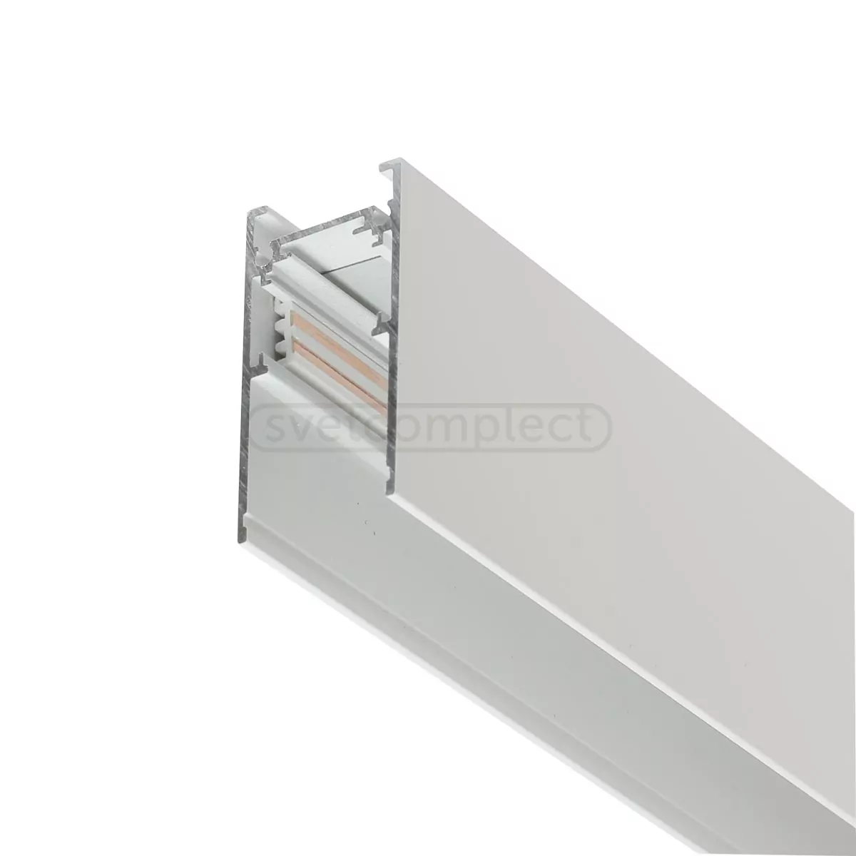 Шинопровід для трекових систем прихованого монтажу LIGHT SET LSBMR -1M G26 білий