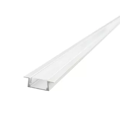 Профіль врізний LIGHT SET для LED стрічки AL LED PROF MORTISE 150 2м/уп, SET SILVER