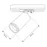Свiтильник трековий KLEN LSTR 1055 GU10 білий LIGHT SET