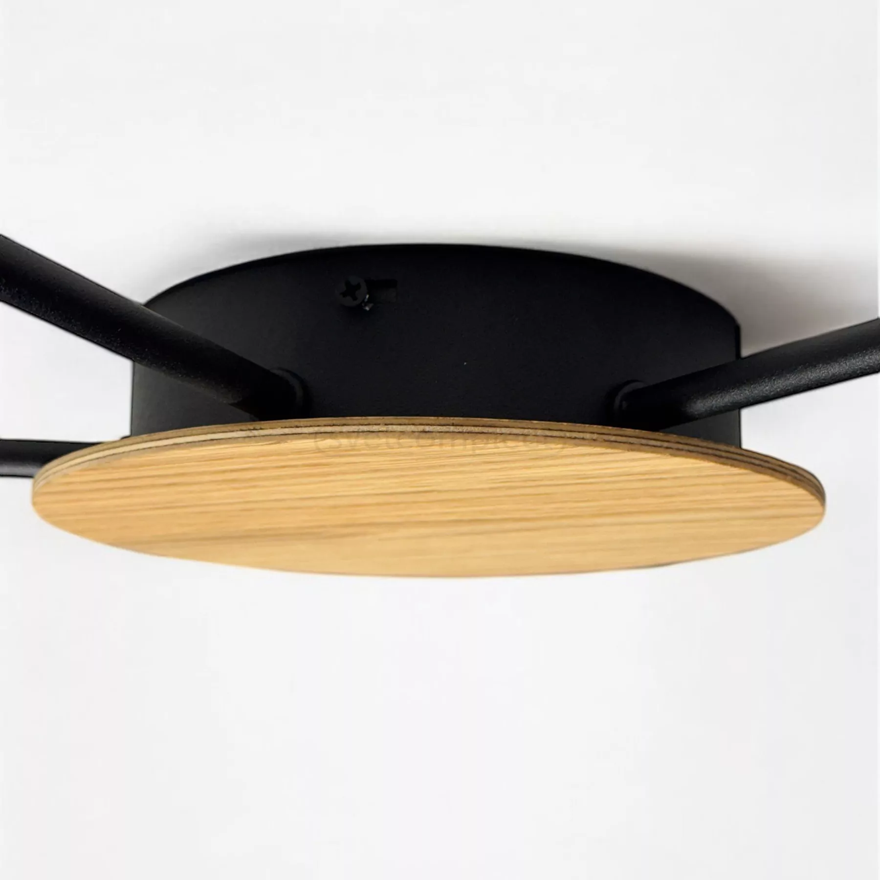 Люстра стельова SVITANOK 6хGX53 чорний LIGHT SET