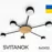 Люстра стельова SVITANOK 6хGX53 чорний LIGHT SET
