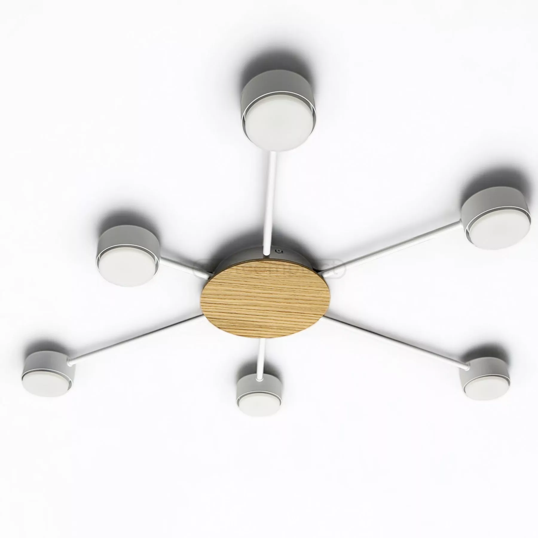 Люстра стельова SVITANOK 6хGX53 білий LIGHT SET